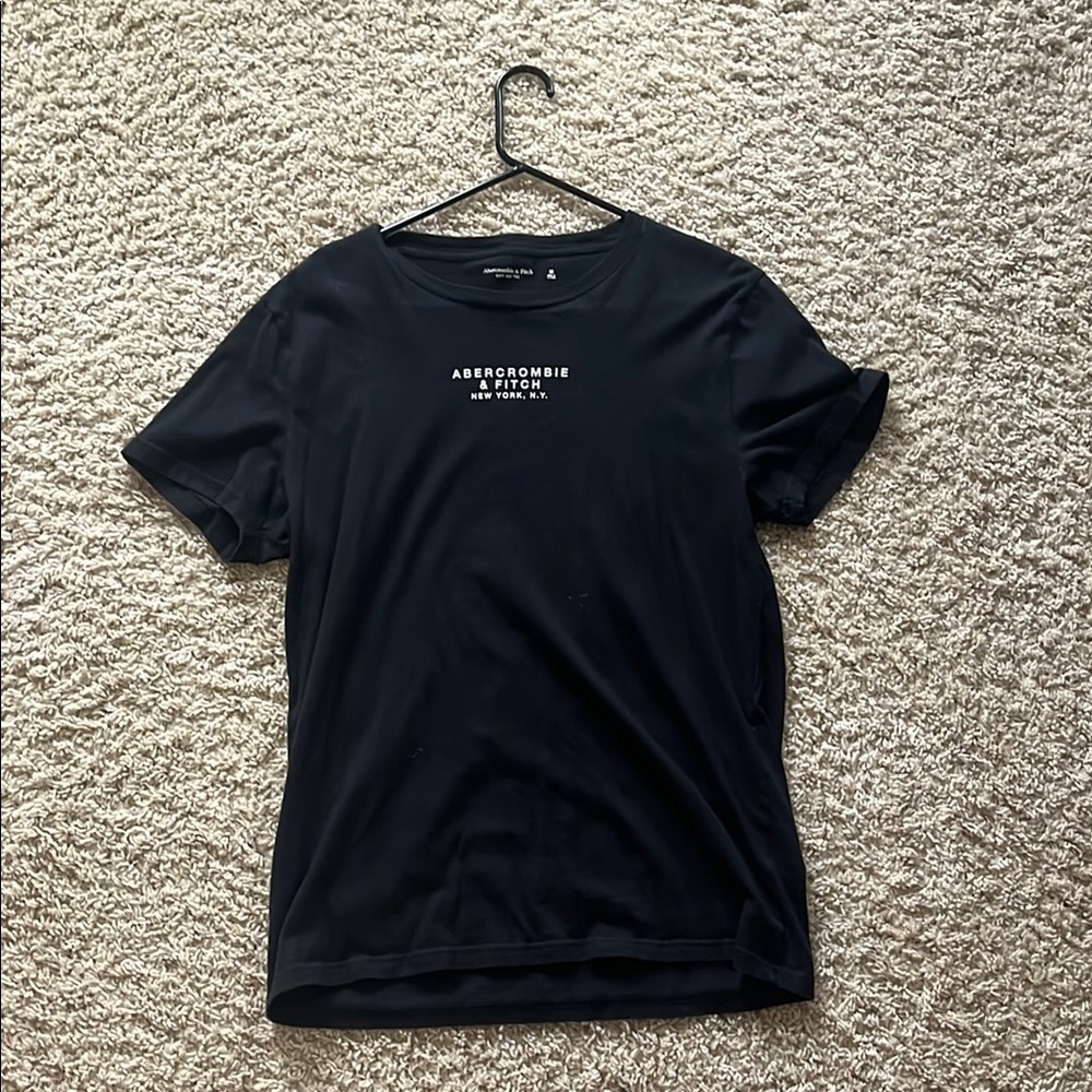 Abercrombie & Fitch Men's Black T-Shirt